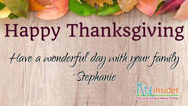 Thanksgiving From Skagit Kid Insider