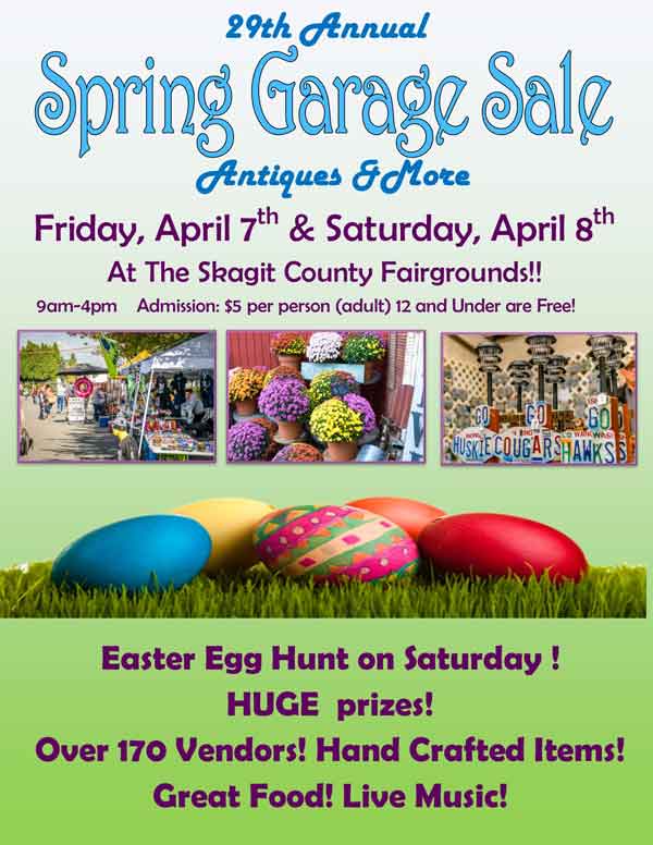 Spring Garage Sale Fairgrounds Egghunt2023